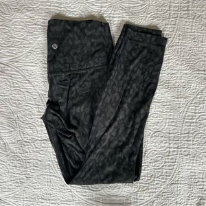 Lulu Lemon Align 25” Camo Leopard Leggings